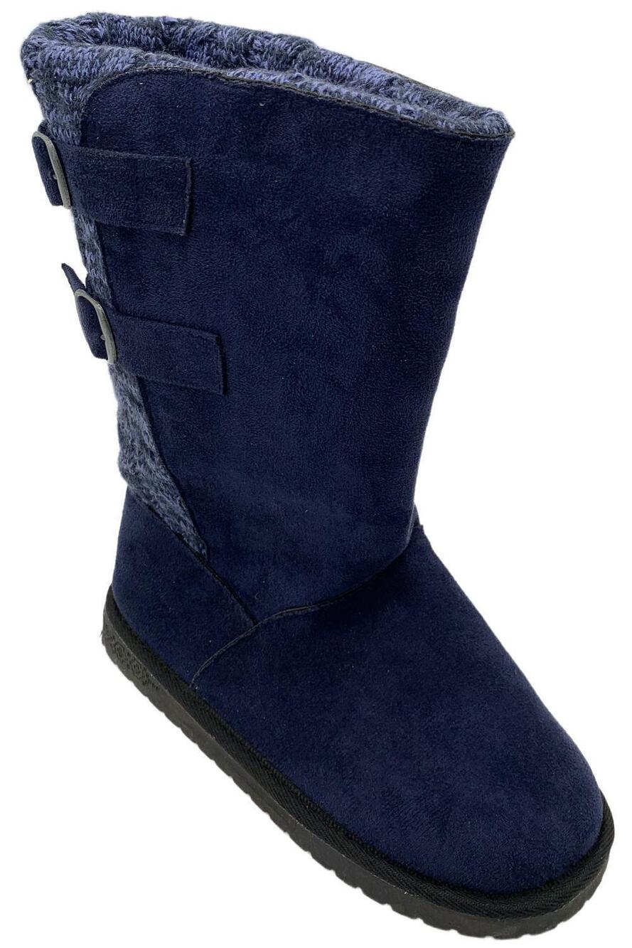 MUK LUKS Women's Jean Pull-On Boots Navy - Medium